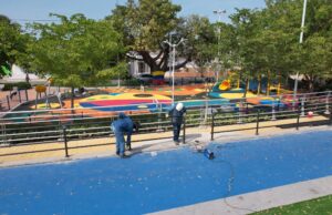 Avanzan las obras de la segunda fase del parque lineal del Malecón de Rebolo