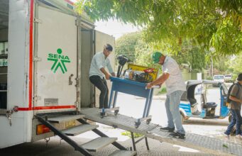 30 jóvenes Víctimas del Conflicto Armado en Soledad se capacitan en Mantenimiento de Motos y Motocarros