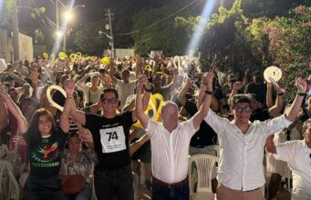 Más de tres mil voces acompañaron el cierre de campaña de Jaime Santamaría en Puerto Colombia
