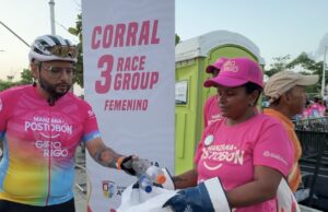 En Barranquilla, ciclistas y cuidado del medioambiente rodaron juntos: casi 1 tonelada de residuos aprovechables se recolectó en el Giro de Rigo 2025