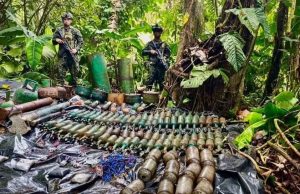 Desmantelan depósito ilegal de armas en zona fronteriza con Ecuador