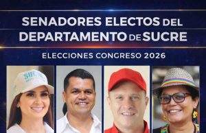 Sucre asegura cuatro curules en el Senado para el periodo legislativo 2026–2030