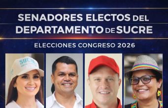 Sucre asegura cuatro curules en el Senado para el periodo legislativo 2026–2030
