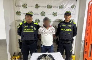 Capturado en flagrancia un hombre por el delito de tráfico de estupefacientes en el municipio de Luruaco