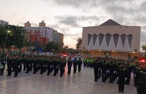 Ceremonia de transmisión de mando del Departamento de Policía Atlántico