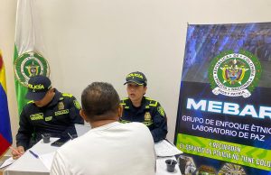 Policia Nacional promueve oportunidades Educativas para población víctima en Soledad