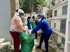 Gran jornada de limpieza contra el dengue en el cementerio municipal de Malambo