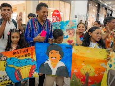 Los niños pintaron y reflejaron en sus obras como viven de cerca el 59° Festival de la Leyenda Vallenata