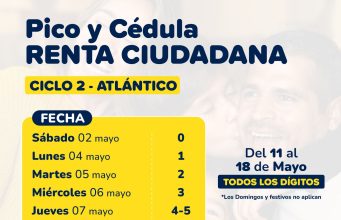Alcaldía de Soledad anuncia las fechas oficiales de pago de Renta Ciudadana y Devolución del IVA – Ciclo 2 de 2026