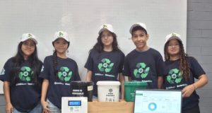 Estudiantes de Barranquilla llevaron a Chile un dispositivo inteligente que promueve el reciclaje con inteligencia artificial