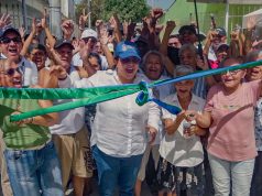Soledad avanza con la construcción de los primeros 500 metros cuadrados de pavimento en el barrio Villa del Carmen