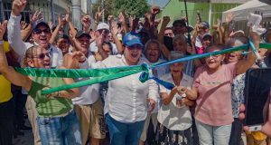 Soledad avanza con la construcción de los primeros 500 metros cuadrados de pavimento en el barrio Villa del Carmen