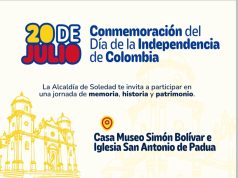 Soledad conmemora los 216 años de la Independencia de Colombia con una agenda cultural, artística y protocolaria