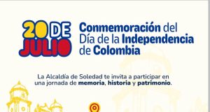 Soledad conmemora los 216 años de la Independencia de Colombia con una agenda cultural, artística y protocolaria
