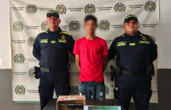 Capturamos en flagrancia a un hombre por el presunto delito de fabricación, tráfico, porte o tenencia de armas de fuego, accesorios, partes o municiones, en el municipio de Sabanalarga.