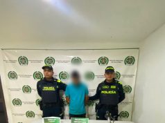 Capturamos en flagrancia a un hombre por el presunto delito de fabricación, tráfico, porte o tenencia de armas de fuego, accesorios, partes o municiones, en el municipio de Juan de Acosta.