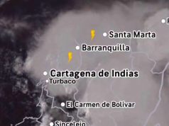 El Caribe colombiano se prepara para días de clima inestable