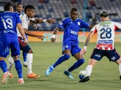 Millonarios golpeó a Junior en Barranquilla con un agónico gol de Rodrigo Contreras