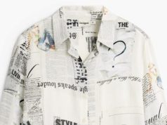 El estampado de periódico regresa con fuerza y revive la moda Y2K